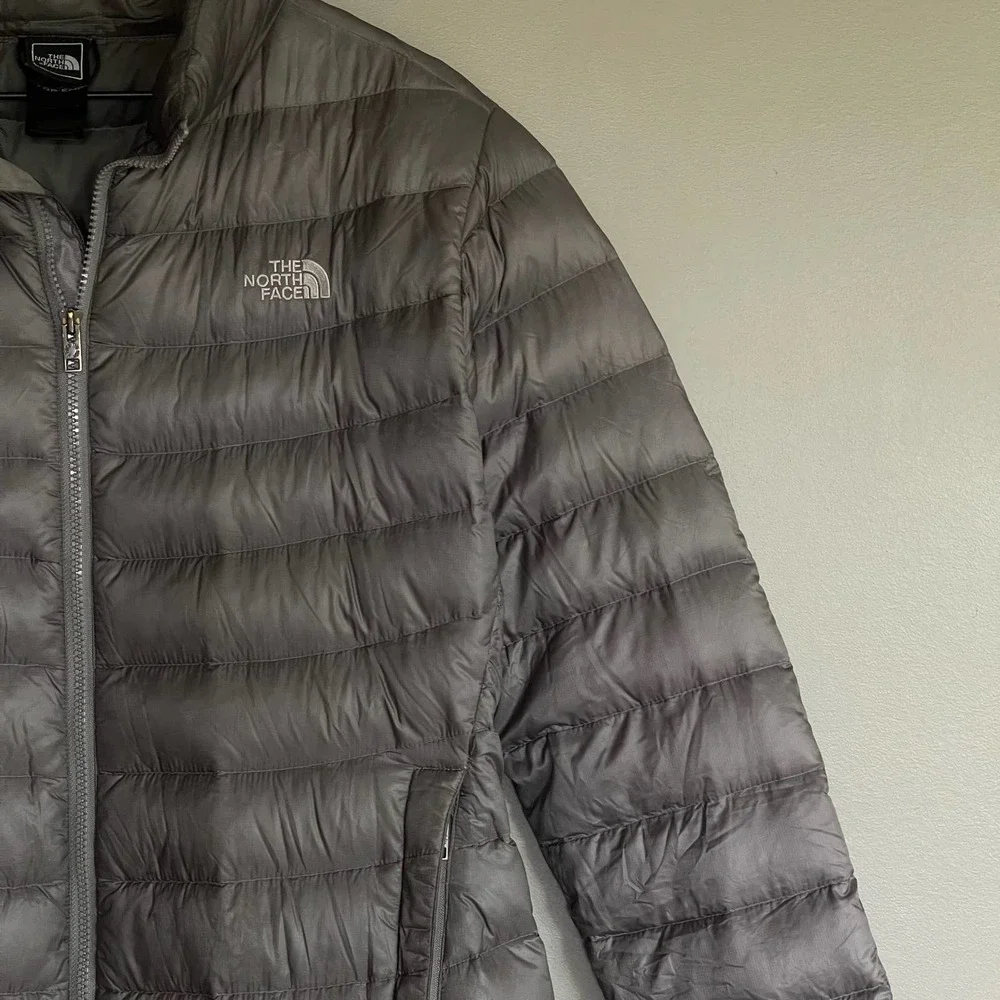 The North Face Puffer Coat Grey Size XL 700 Fill Parka Warm Comfortable Classic - Picture 5 of 16
